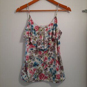 Suzy Shier Floral Top, Size M